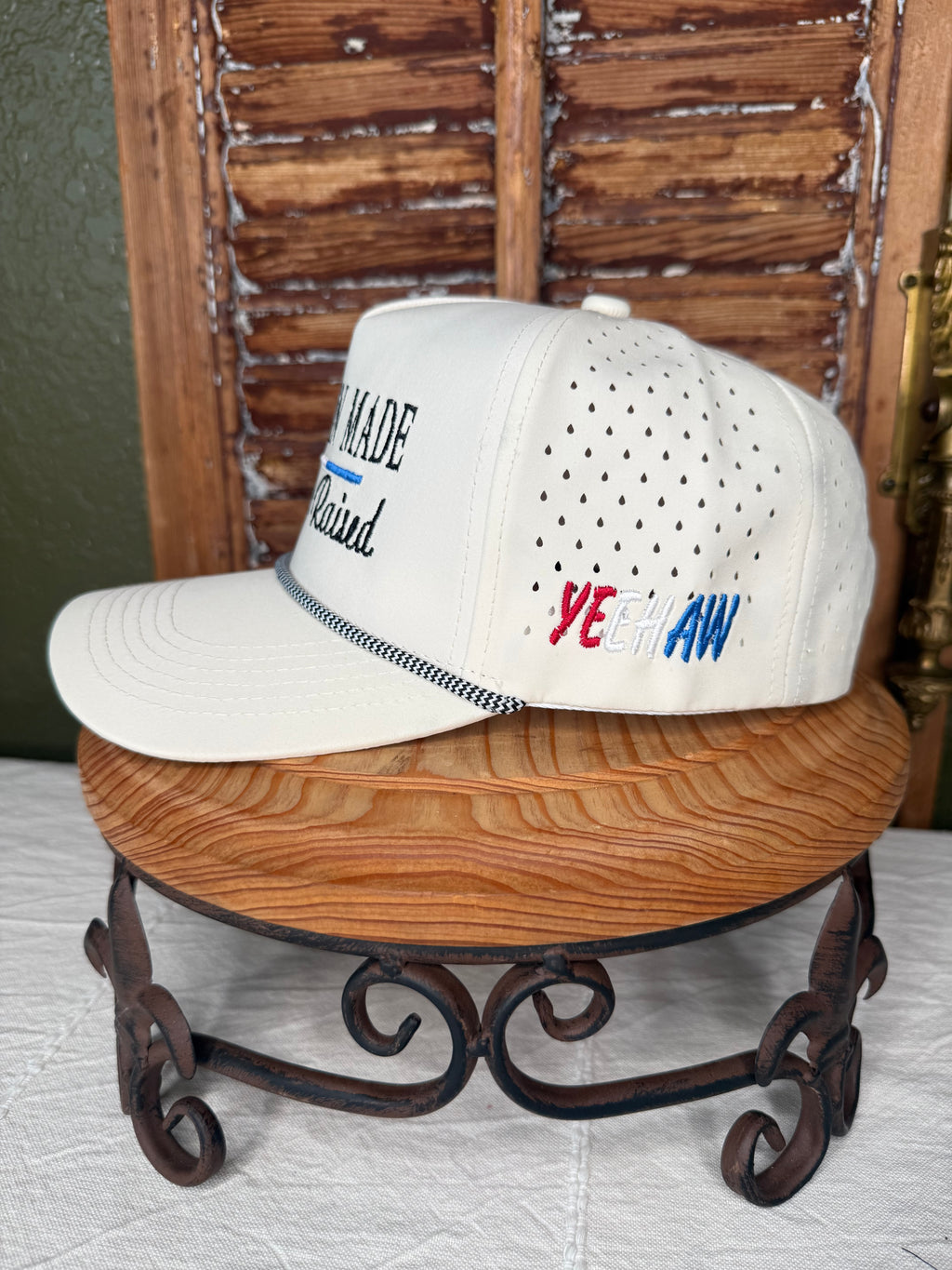 American Made Southern Raised Hydro Hat in Tan