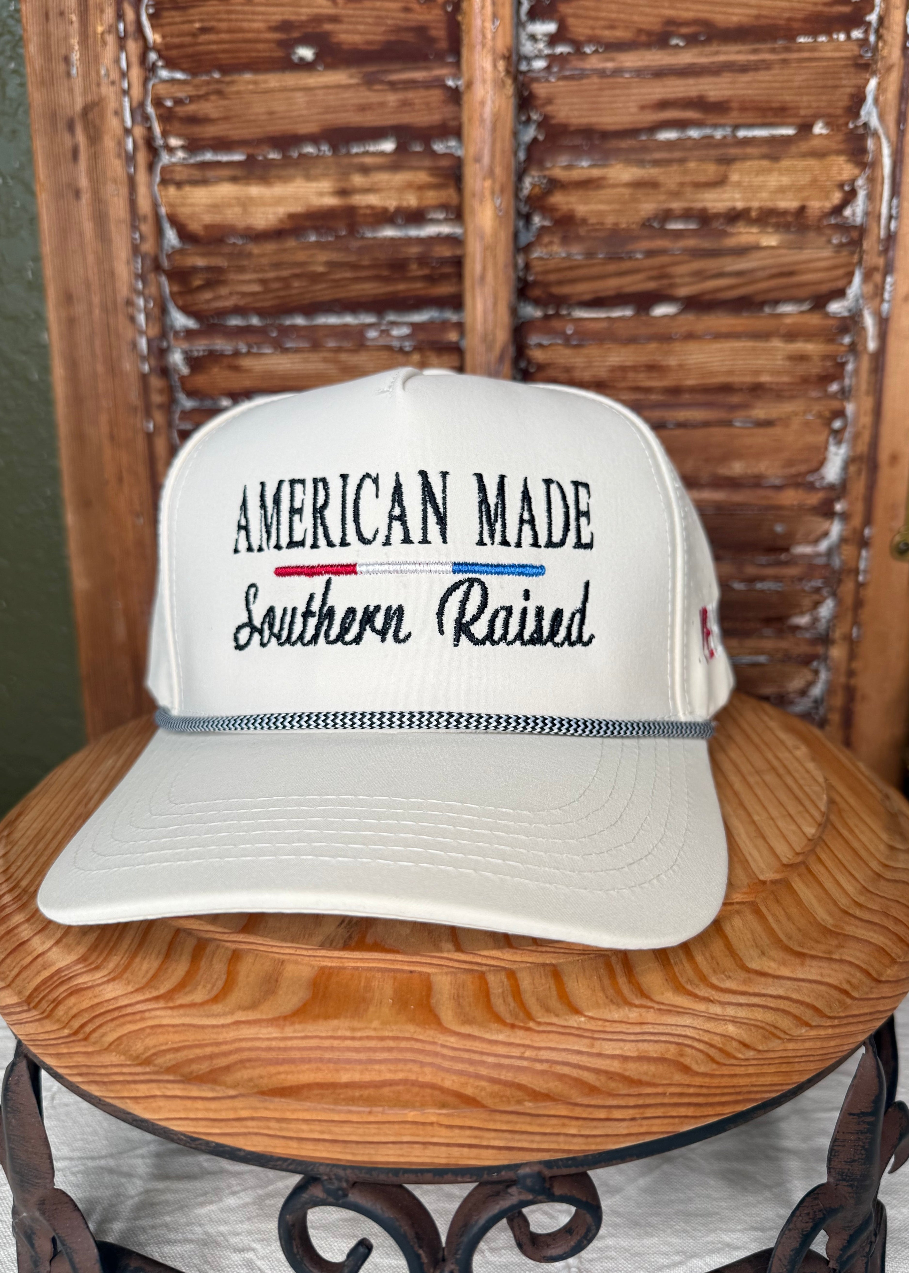 American Made Southern Raised Hydro Hat in Tan