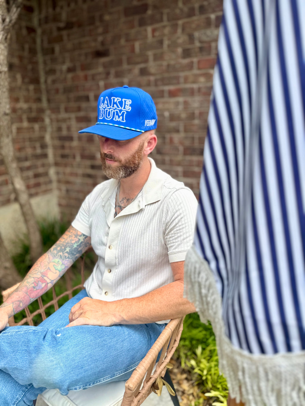 Lake Bum Hydro Hat Summer Time Blue