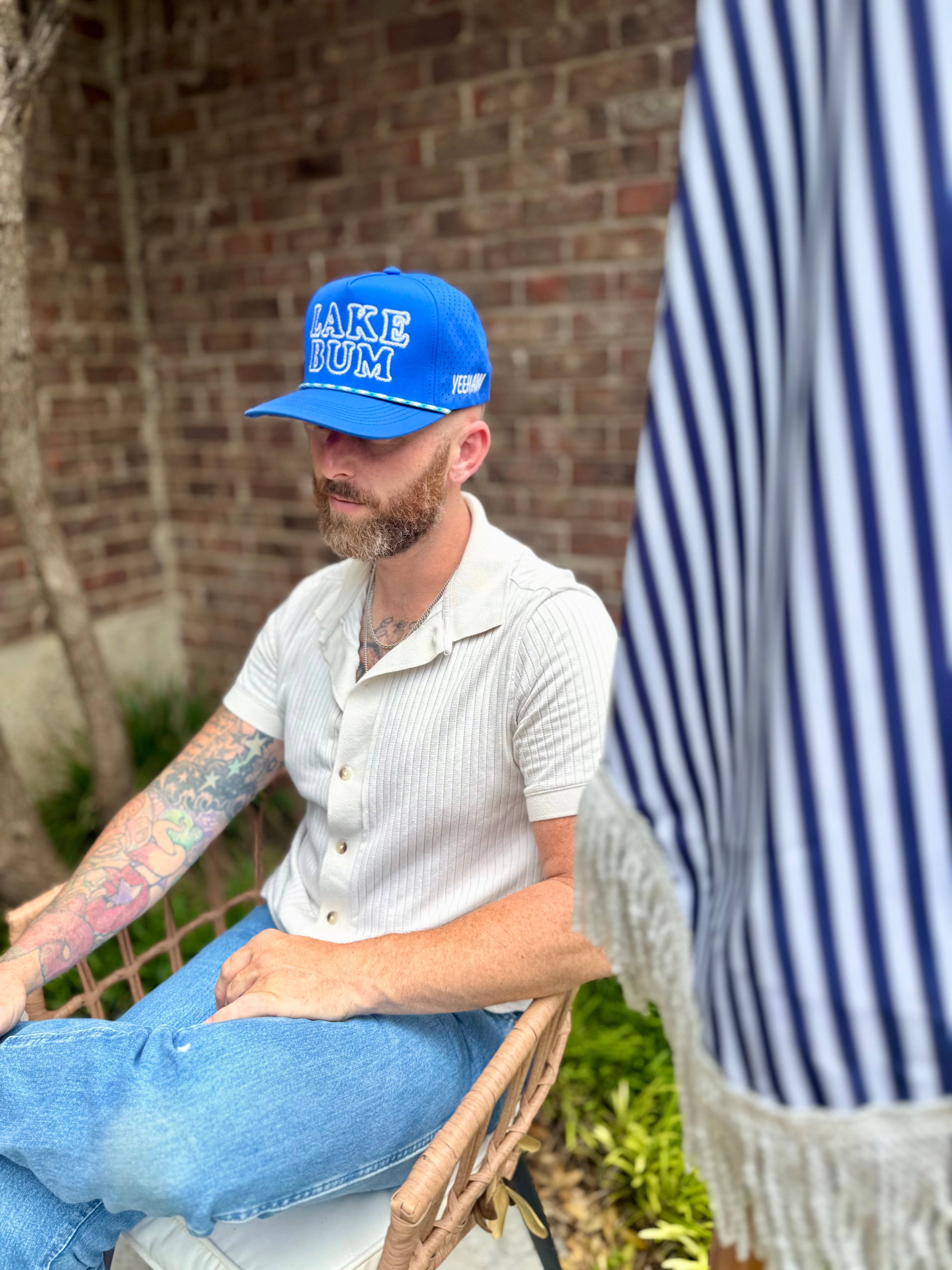 Lake Bum Hydro Hat Summer Time Blue