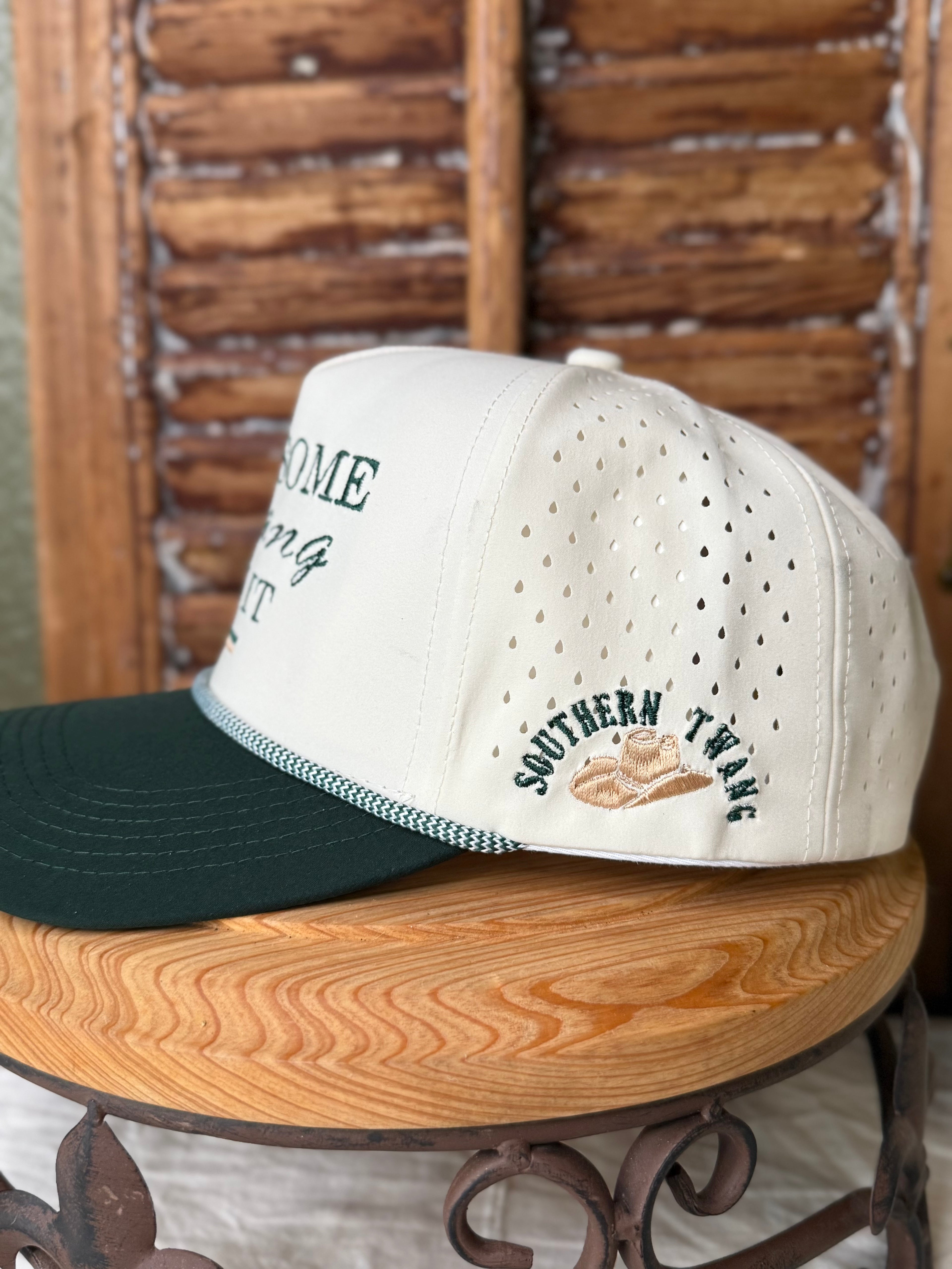 Put Some Twang On It Hydro Hat Dark Green & Gold