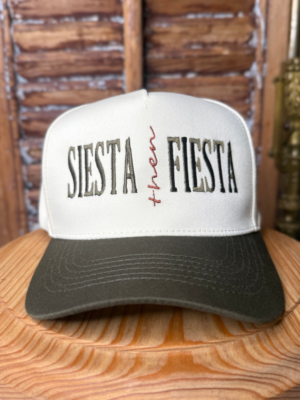 Siesta then Fiesta Beige & Olive