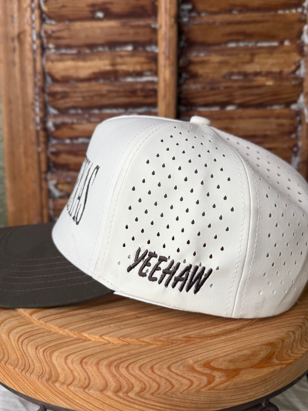 Raised On Texas Hydro Hat Tan & Dark Brown