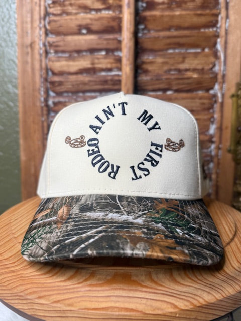 Ain't My First Rodeo Beige & Camo