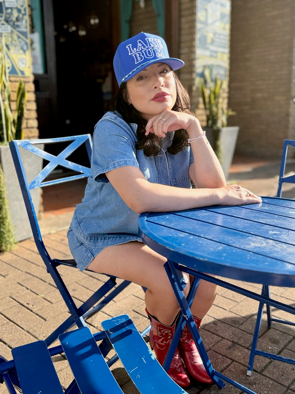 Lake Bum Hydro Hat Summer Time Blue