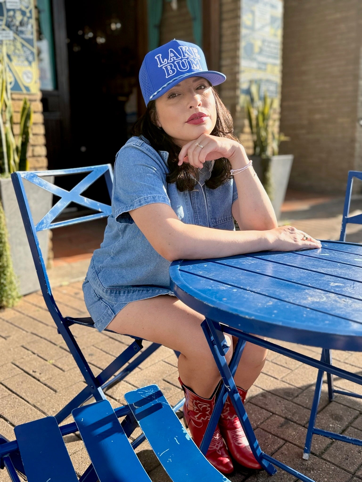 Lake Bum Hydro Hat Summer Time Blue